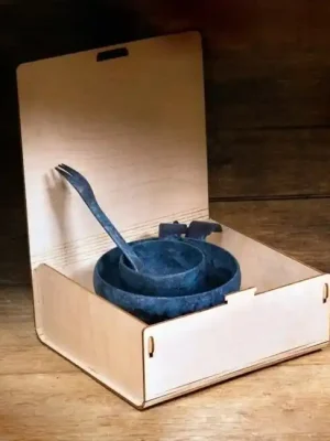 Přímo Od Výrobce Sada nádobí Kupilka, modrá
