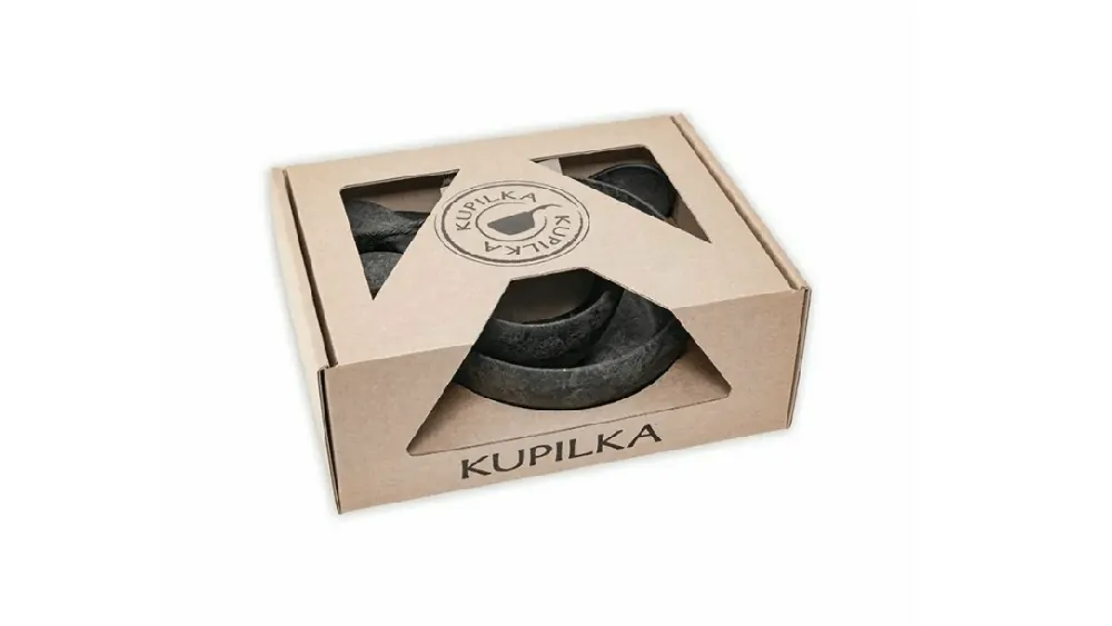 Kupilka Junior SET, sada nádobí na cesty, černá Cenově Výhodný