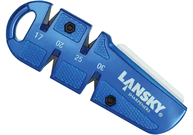 Horká Nabídka Lansky QuadSharp, kapesní bruska, modrá