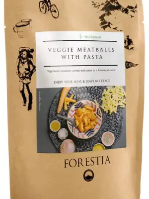 Jomipsa Vegetariánské masové kuličky Forestia s těstovinami-SH Časově Omezené