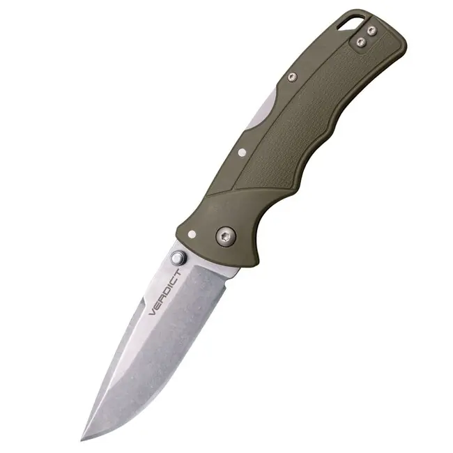 Cold Steel Zavírací nůž VERDICT SPEAR POINT 4116SS OD Green GFN HANDLE Akční Nabídka