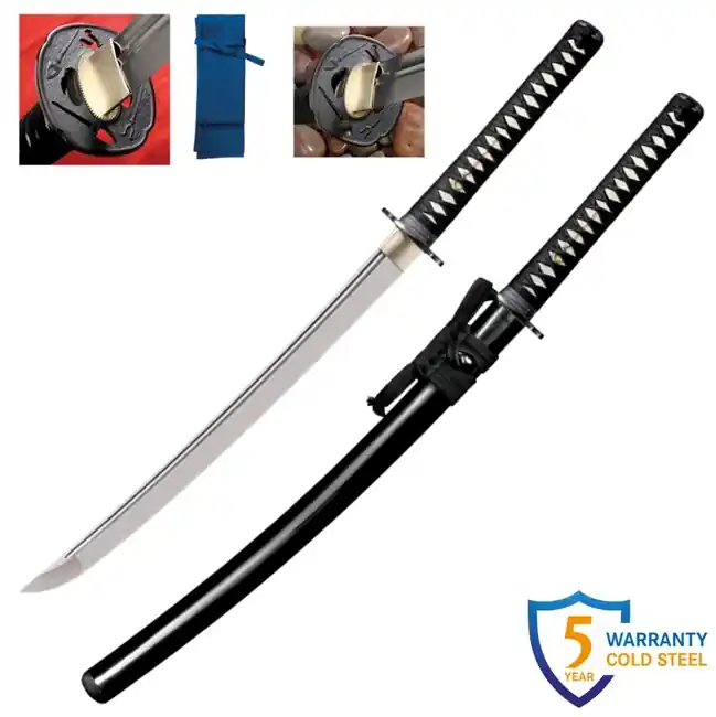 Super Cena Cold Steel Japonský meč Wakizashi Long Handle, série Warrior