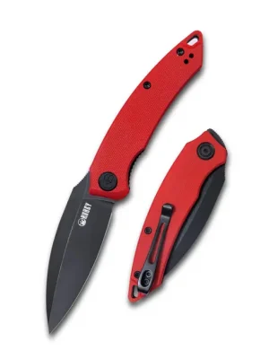 Akce KUBEY Zavírací nůž Leaf Red & Black