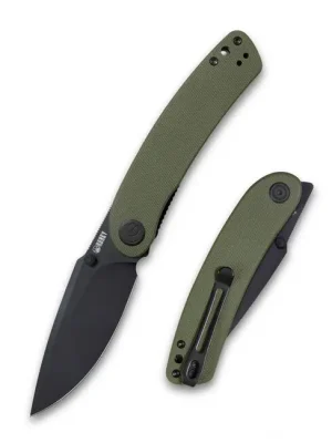 Super Cena KUBEY Zavírací nůž Momentum Green & Black (AUS-10)