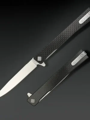 OCASO Zavírací nůž Solstice Carbon Fiber + Satin / Straight Výhodná Nabídka