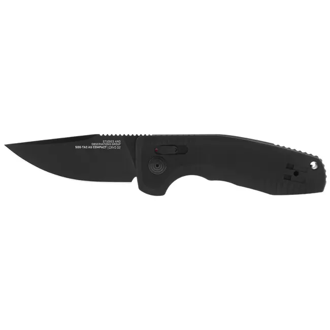 Expresní Doručení SOG Vyskakovací nůž SOG-TAC AU COMPACT – Black / STRAIGHT EDGE