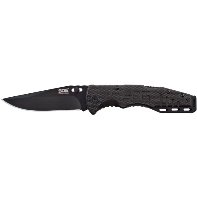 SOG Zavírací nůž SALUTE MINI- Black Oxide, G10 Horká Nabídka