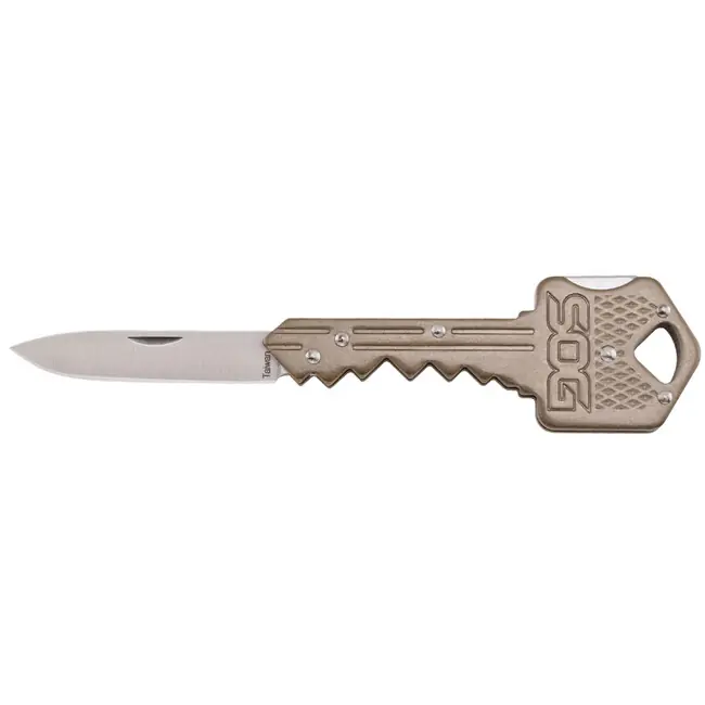 Ověřený SOG Zavírací nůž KEY - KNIFE - BRASS