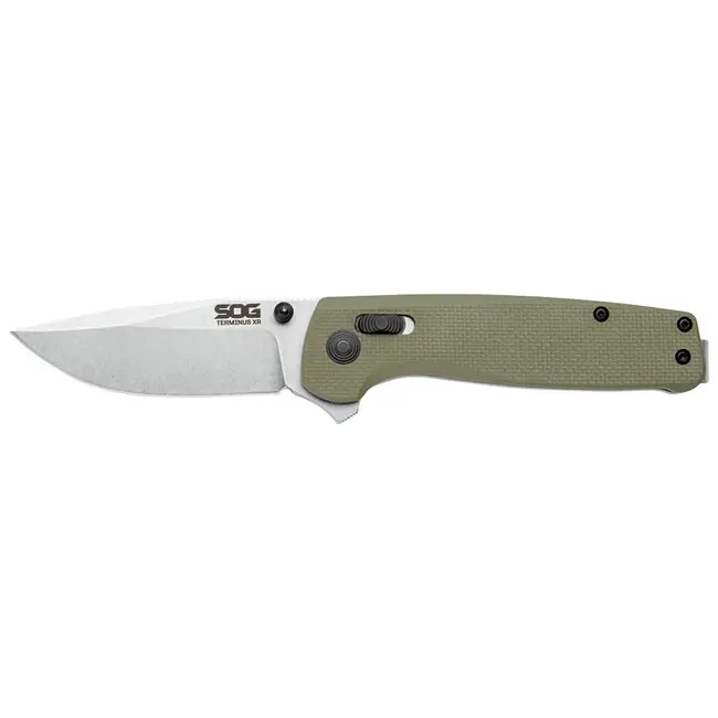 SOG Zavírací nůž TERMINUS XR G10 - Olive Drab Koupit Online