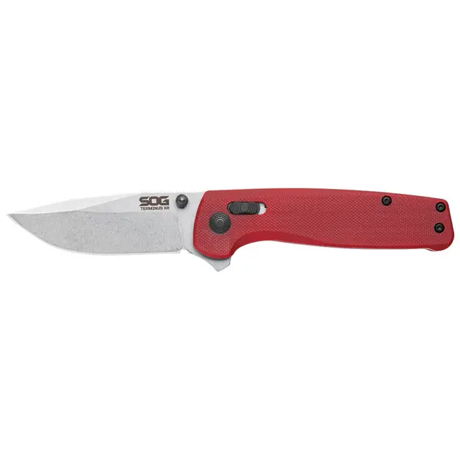 SOG Zavírací nůž TERMINUS XR G10 - CRIMSON Nejprodávanější