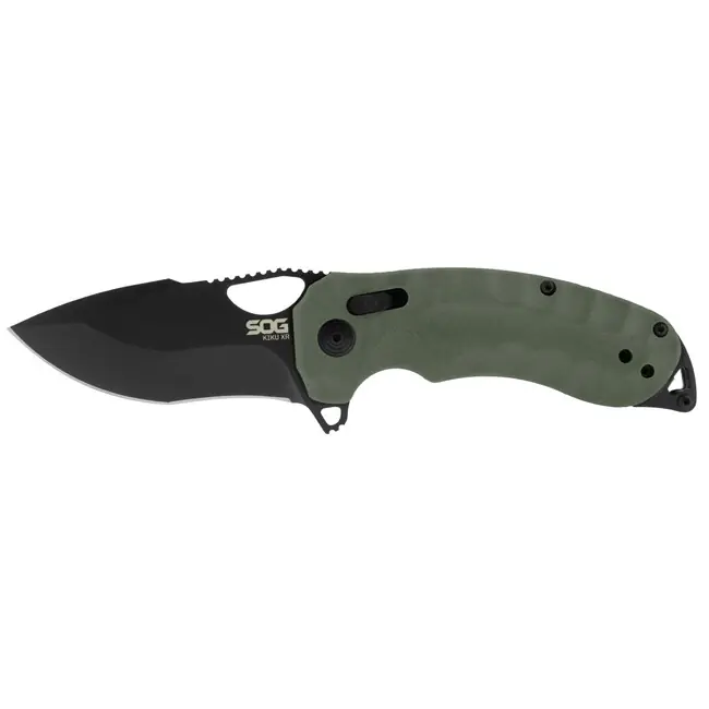 Výprodej SOG Zavírací nůž Kiku XR - OD Green G10