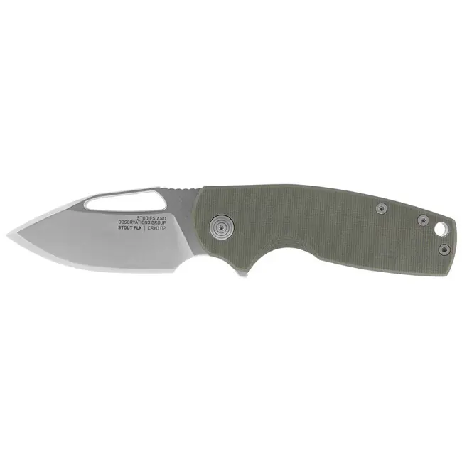 Odeslání Ihned SOG Zavírací nůž Stout FLK - OD Green + Stonewash