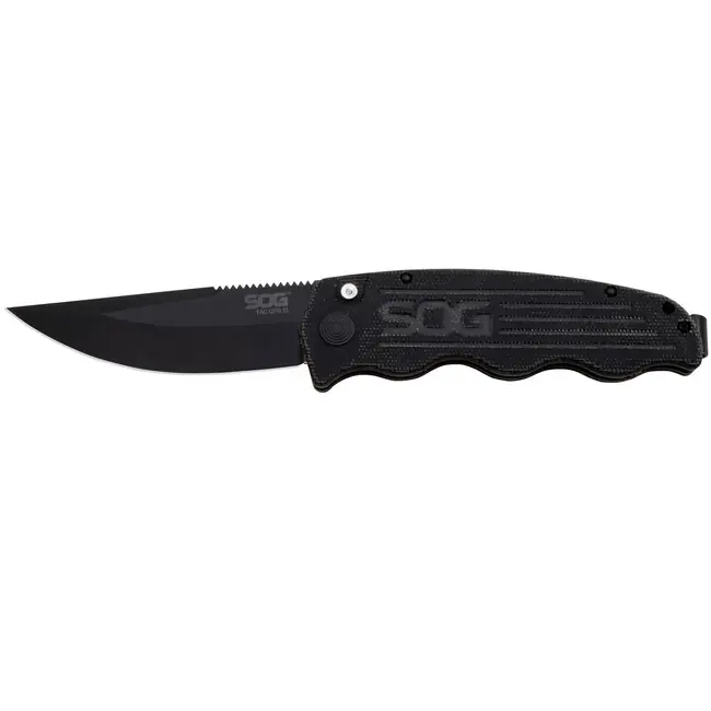 SOG Vyskakovací nůž Tac Ops - Black Micarta - 3.5" Zlevněný