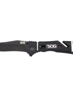 Cenová Bomba SOG Zavírací nůž Trident Elite - Black TiNi