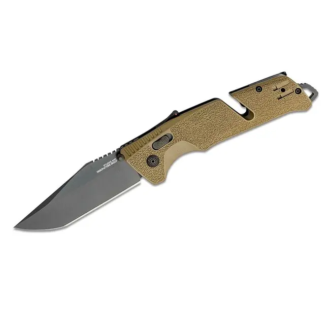Expresní Doručení SOG Zavírací nůž Trident AT - Flat Dark Earth - tanto