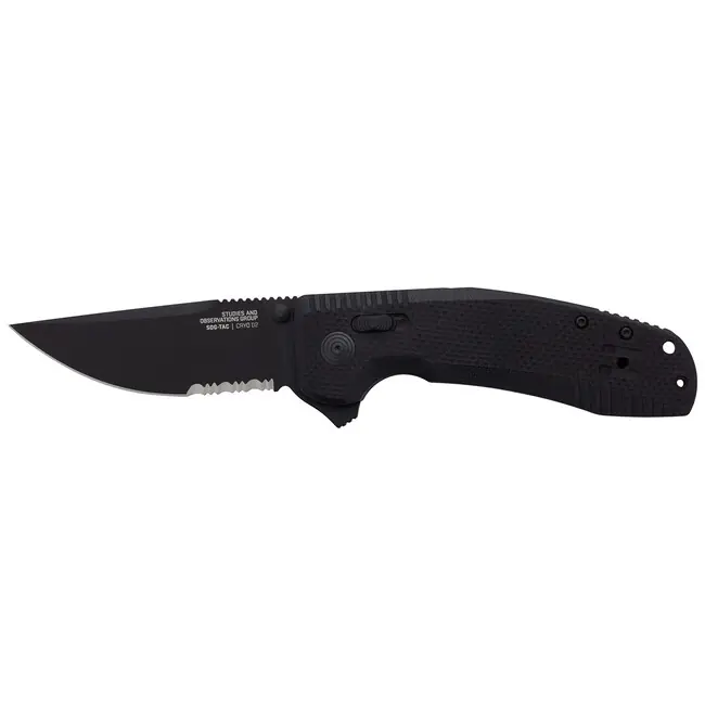 Nakupujte Hned SOG Zavírací nůž SOG-TAC XR Blackout Partially Serrated