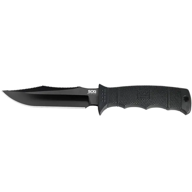 SOG Pevný nůž SEAL PUP ELITE - NYLON SHEATH - Black TINI, STRAIGHT EDGE Must-Have