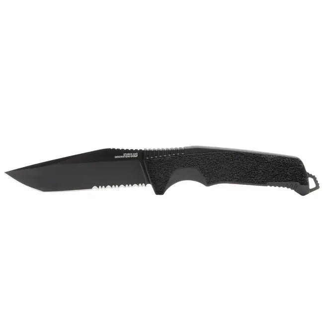 SOG Pevný nůž Trident FX - Blackout - Partailly Serr Cenový Hit