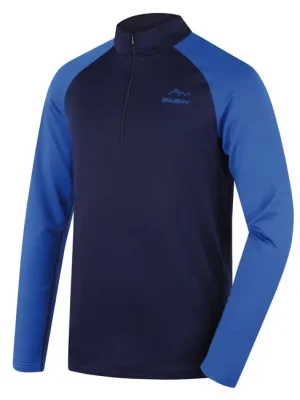 Zlevněný HUSKY ACTIVE WINTER SHIRT DL TROMI ZIPS M modrá