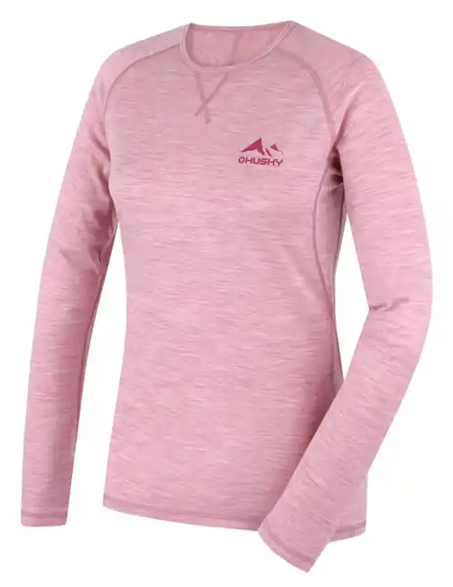 Nejprodávanější HUSKY MERINO SHIRT DL MEROW L faded pink