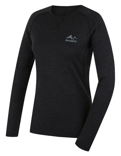 HUSKY MERINO SHIRT DL MEROW L černá Tovární Cena