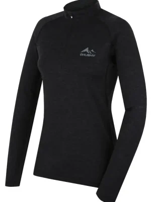Poslední Šance HUSKY MERINO SHIRT DL MEROW ZIPS L černá
