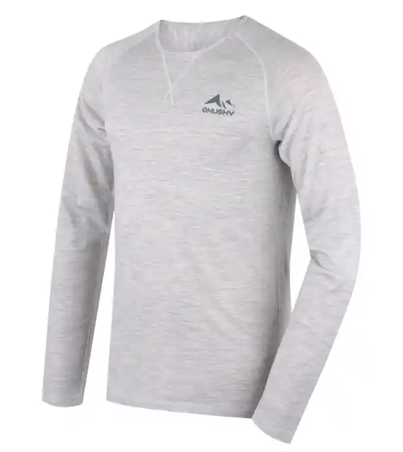 HUSKY MERINO SHIRT DL MEROW M šedá Speciální Cena