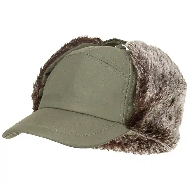 Super Cena Fox Outdoor Zimní čepice, Trapper, OD green