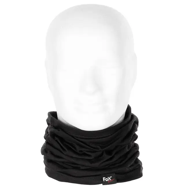 Fox Outdoor Nákrčník, Merino Lite, černý Originální