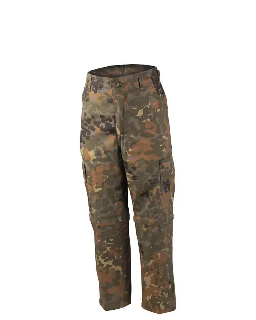 Víkendová Akce Mil-Tec Kalhoty dětské US BDU ZIP-OFF flecktarn