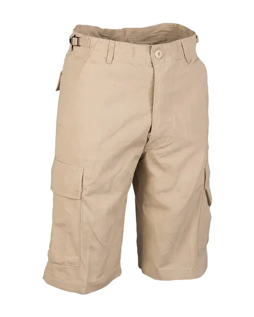 Mil-Tec Kalhoty krátké US typ BDU rip-stop předprané khaki Koupit Online