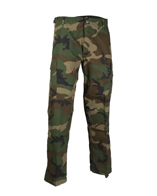Mil-Tec Kalhoty US BDU polní rip-stop woodland Speciální Cena