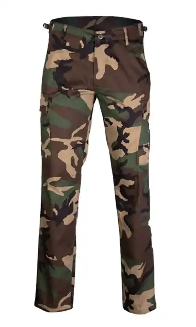 Mil-Tec Kalhoty US Ranger BDU STRAIGHT CUT, woodland Nakupujte Hned