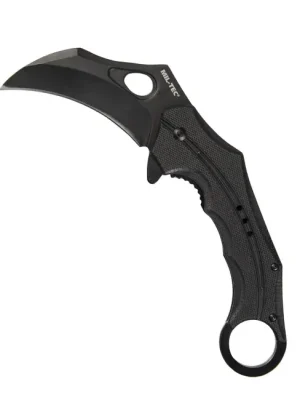 Zlevněný Mil-Tec Nůž zavírací G10 KARAMBIT černý
