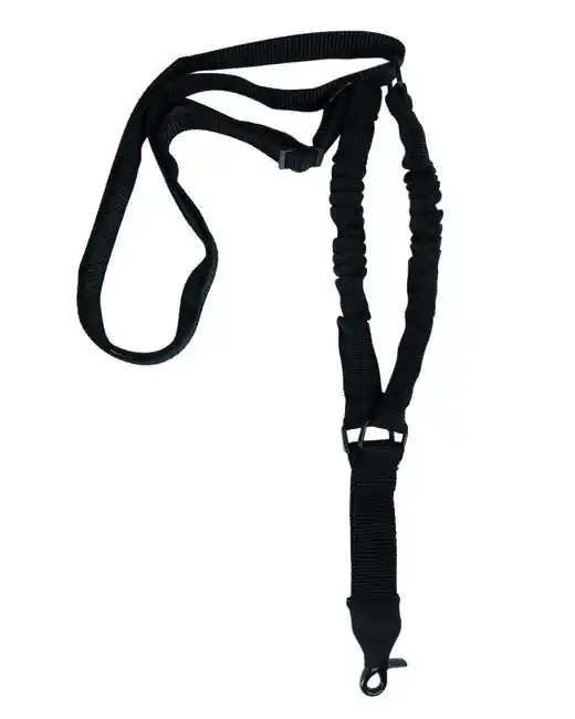 Finální Výprodej Mil-Tec Popruh taktický zbraňový 1-bodový BUNGEE černý
