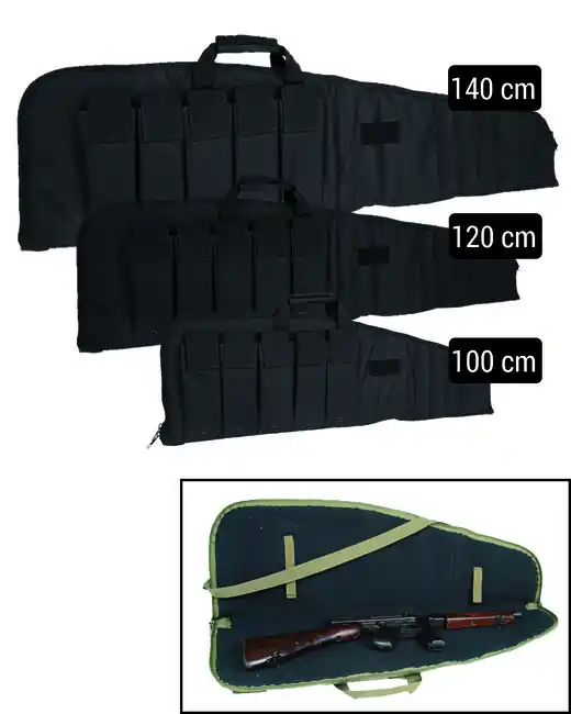 Rychlé Dodání Mil-Tec Pouzdro na pušku MODULAR s popruhem 100 cm, černé