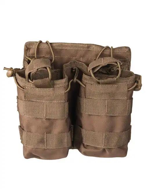 Bezpečná Platba Mil-Tec Pouzdro na zásobník dvojité M4/M16, coyote brown