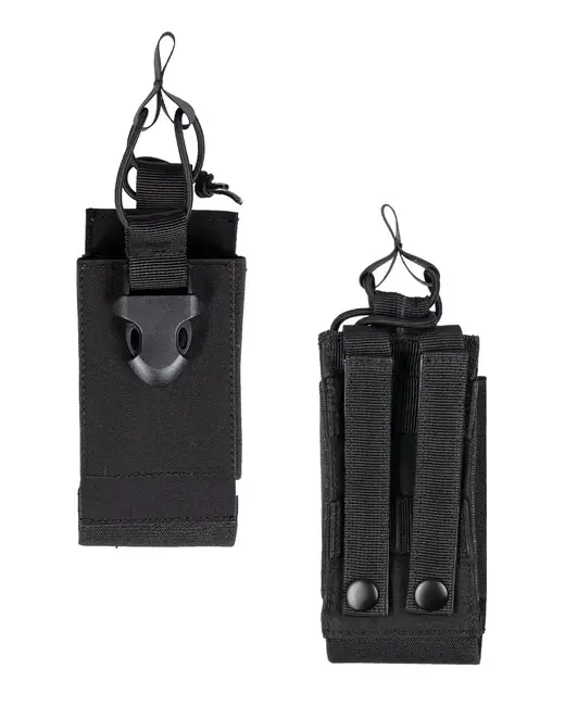 Mil-Tec Pouzdro otevřené MOLLE na vysílačku, černé Cenově Výhodný