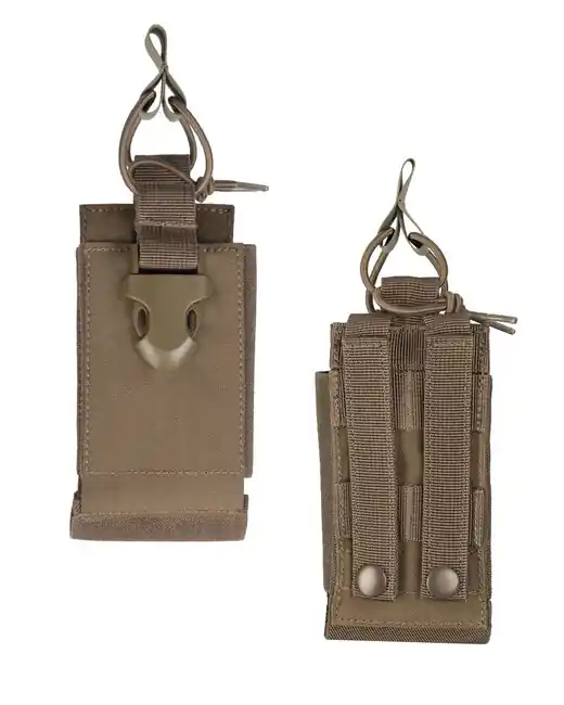Mil-Tec Pouzdro otevřené MOLLE na vysílačku, coyote Vysoce Kvalitní