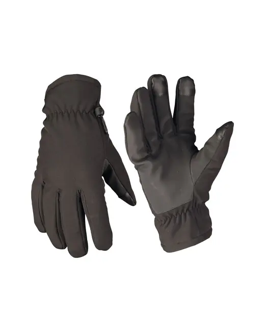 Mil-Tec Rukavice SOFTSHELL THINSULATE™, černé Akce