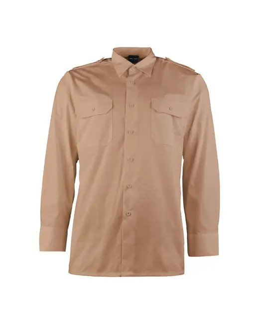 Mil-Tec služební košile dlouhý rukáv khaki Koupit Online