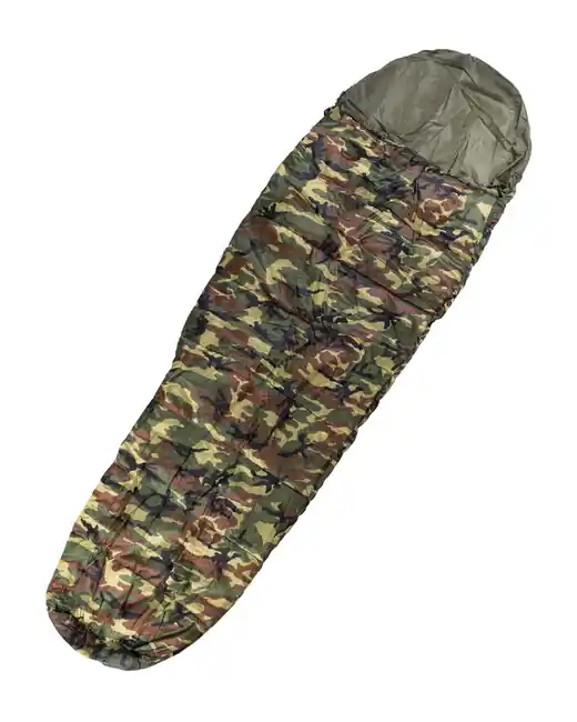 Mil-Tec Spací pytel COMMANDO s obalem woodland Akční Cena