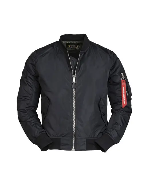 Mil-Tec tenká Bunda US MA1 bomber černá Nová Kolekce