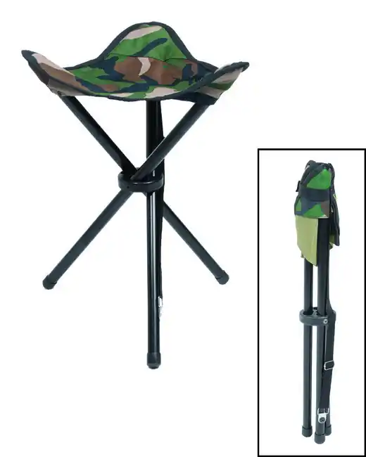 Mil-Tec Trojnožka skládací woodland Nakupujte Hned