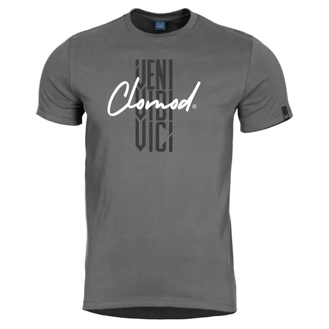 Oblíbený CloMod Krátké tričko "Veni", šedé