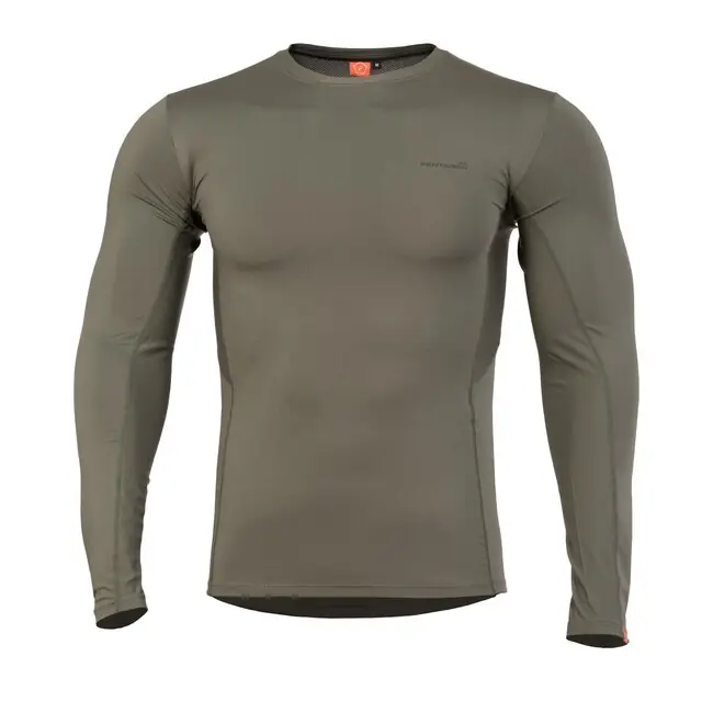 Pentagon Funkční tričko Apollo s dlouhým rukávem, Camo green Nejlepší Volba
