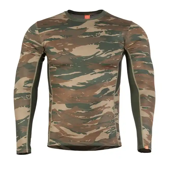 Pentagon Funkční tričko Apollo s dlouhým rukávem, GR.Camo Levný