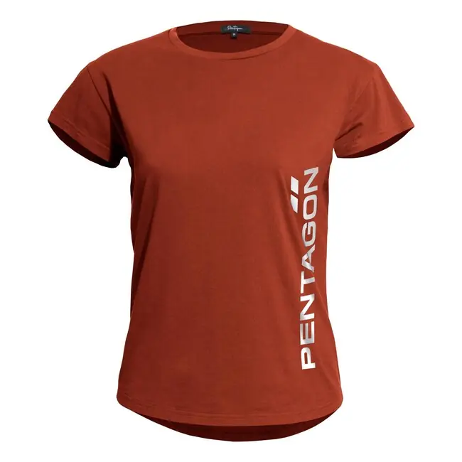Nejlepší Volba Pentagon dámské krátké tričko Whisper "Pentagon Vertical", Maroon Red
