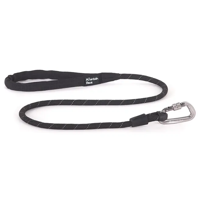 Vodítko pro psy Mountain Paws, černé Nová Kolekce