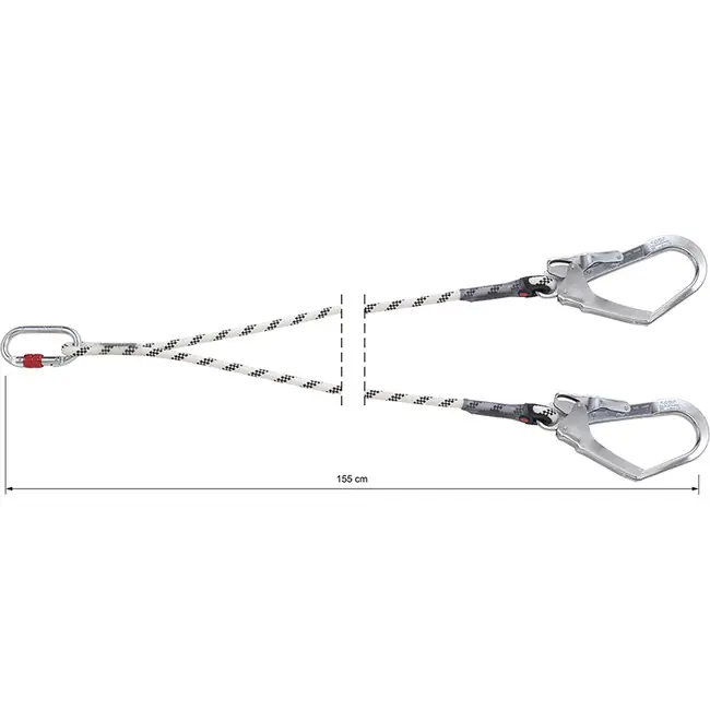 Top Prodej CAMP Tlumič pádů Rope Lanyard Double 155 cm